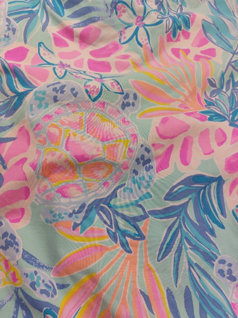 Women's Lilly Pulitzer Kolka Sea Glass Aqua Rainforest One Piece Swimsuit - Picture 13 of 16